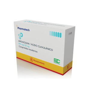 AMOXICILINA 875 mg / ÁCIDO CLAVULÁNICO 125 mg  Comprimidos recubiertos (BE)
