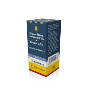 BRIMONIDINA TARTRATO 0,2% / TIMOLOL 0,5% Solución Oftálmica (BE)