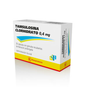 TAMSULOSINA CLORHIDRATO 0,4 mg  Cápsulas de liberación prolongada  (BE)