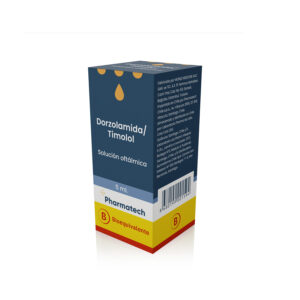 Dorzolamida/timolol solución oftálmica.